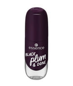 Essence, Gel Nail, Nail Polish, 84, Black Plum & Done, 8 ml