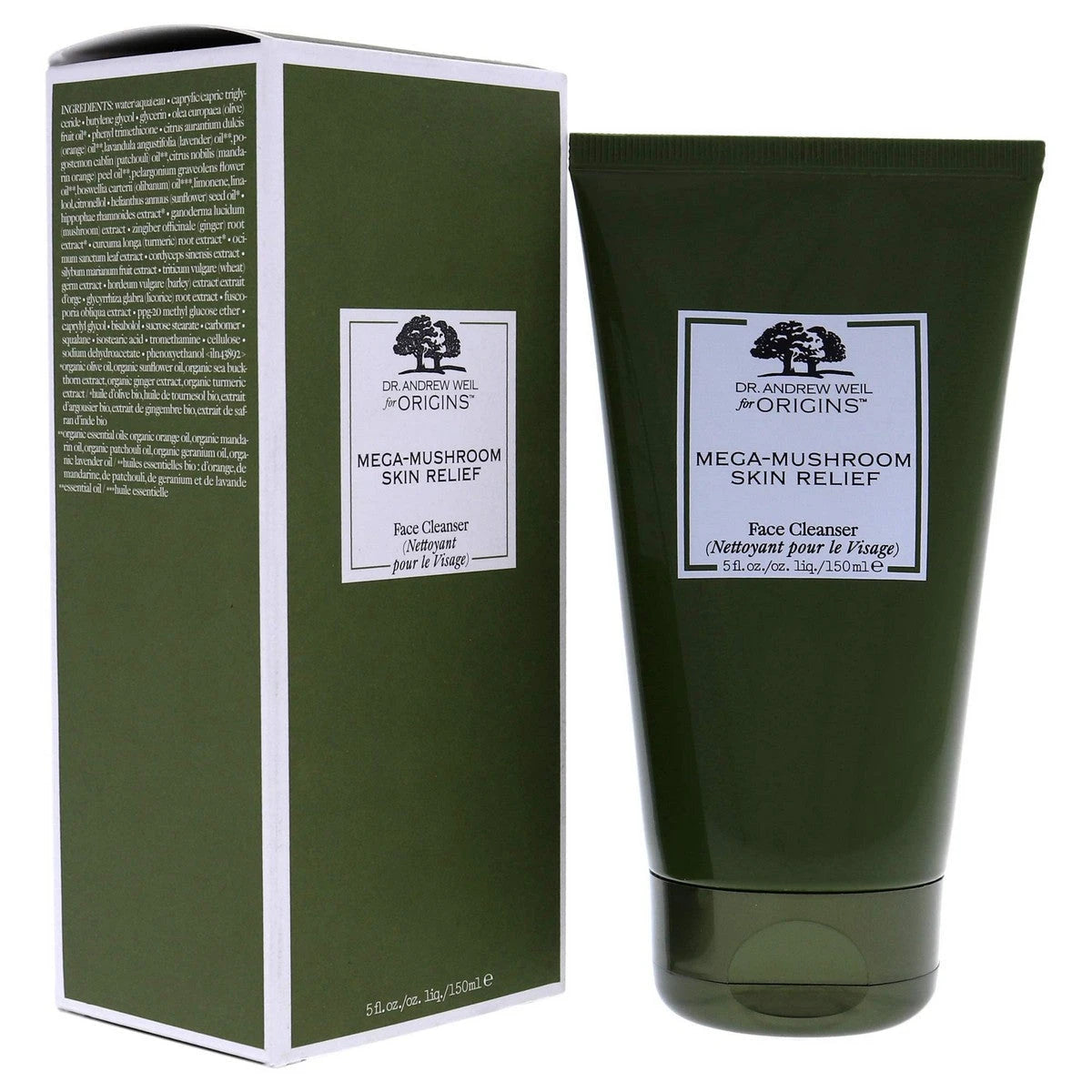 Facial Cleanser Origins Mega Mushroom 150 ml for Women skincare packaging