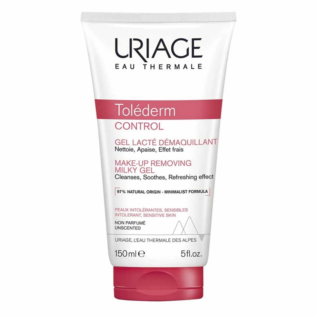 Uriage Toléderm Control Mleczny żel do demakijażu 150 ml