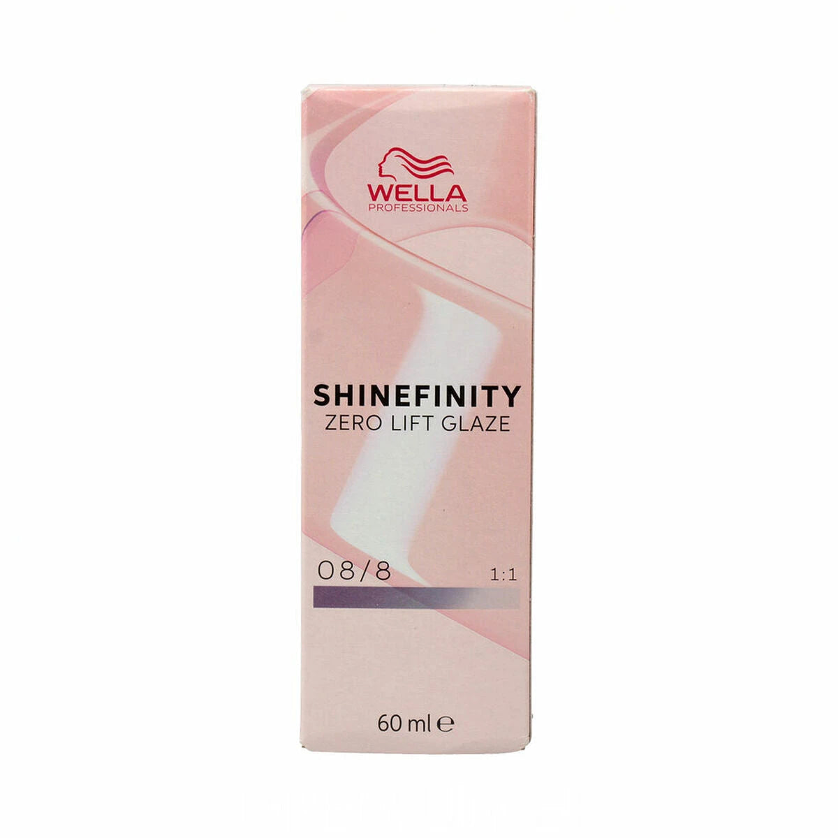 Permanent Colour Wella Shinefinity color Nº 08/8 (60 ml) product packaging