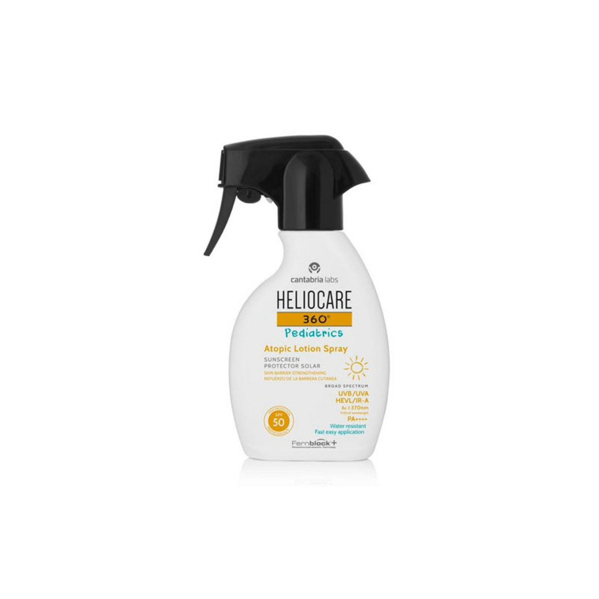 Cantabria Labs, Heliocare 360º Pediatrics, UV Protection, Sunscreen Spray, SPF 50, 250 ml