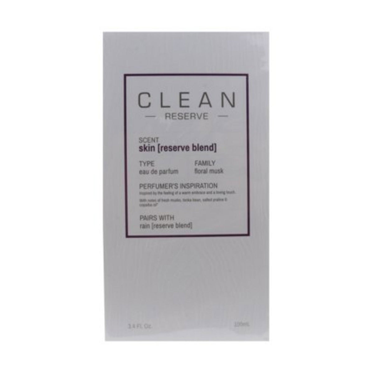Clean, Skin [Reserve Blend], Eau De Parfum, Unisex, 100 ml