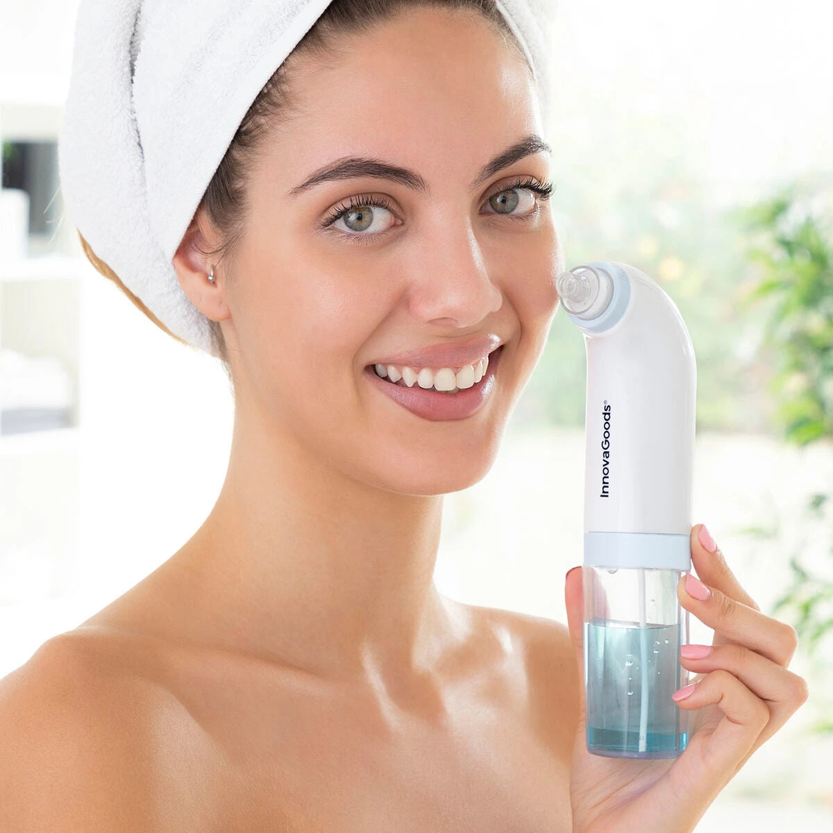 Rechargeable Facial Impurity Hydro-cleanser Hyser InnovaGoods skincare packaging