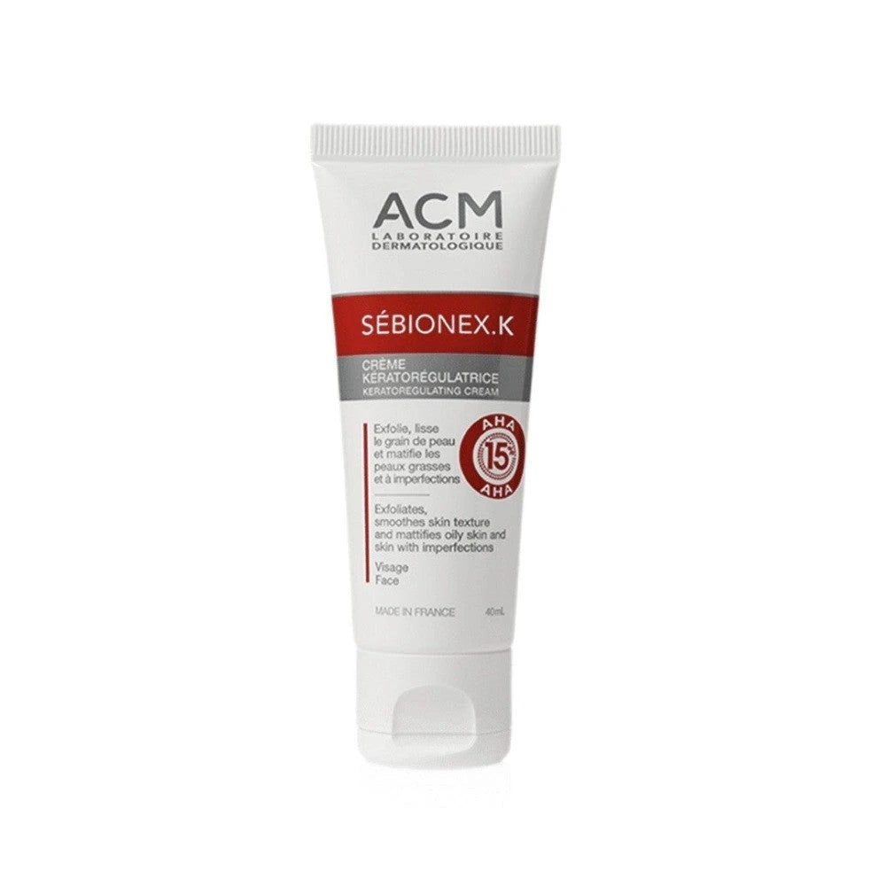 Laboratoire ACM, Sebionex K, Exfoliating, Cream, For Face, 40 ml