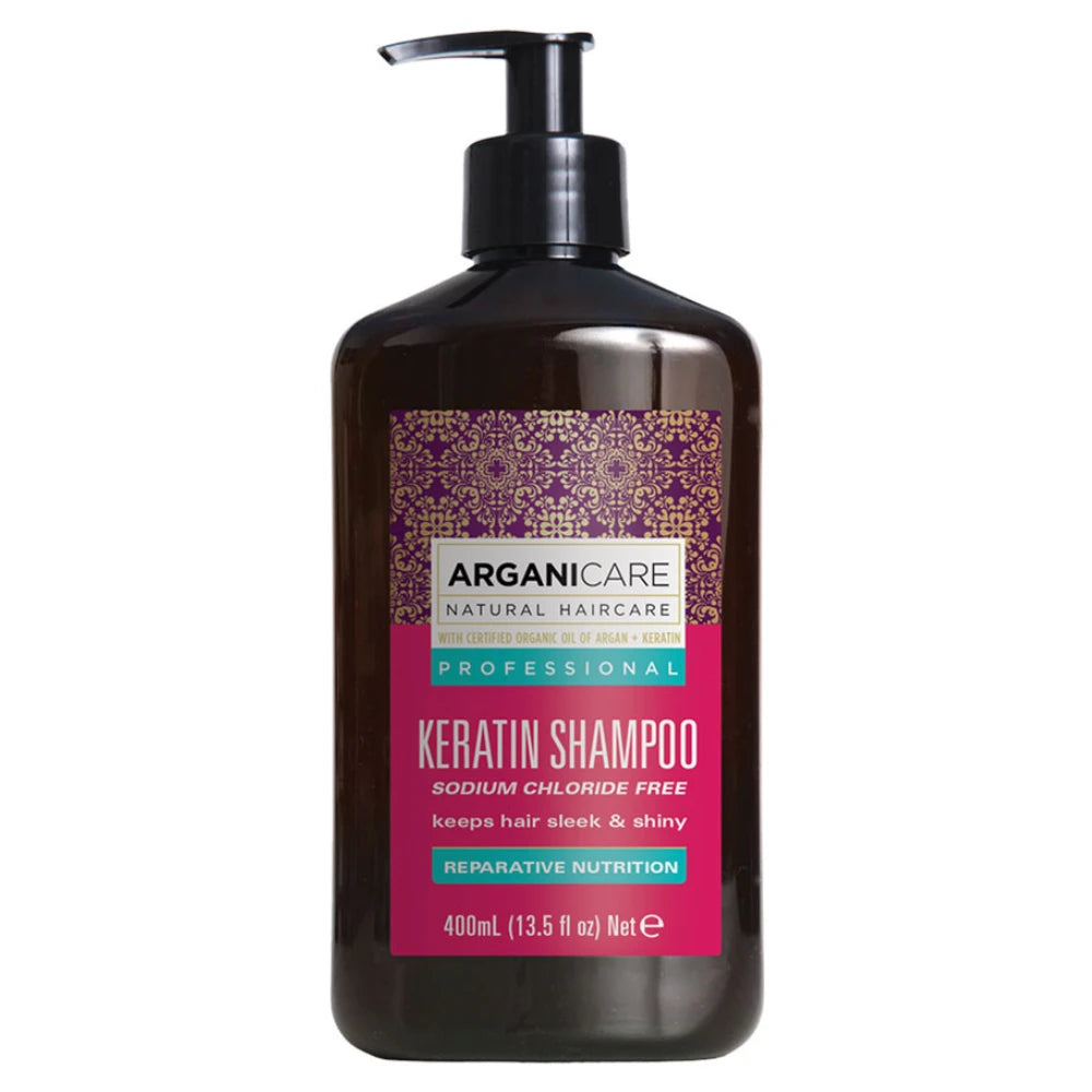 Arganicare Keratin Szampon regenerujący i odżywczy 400 ml