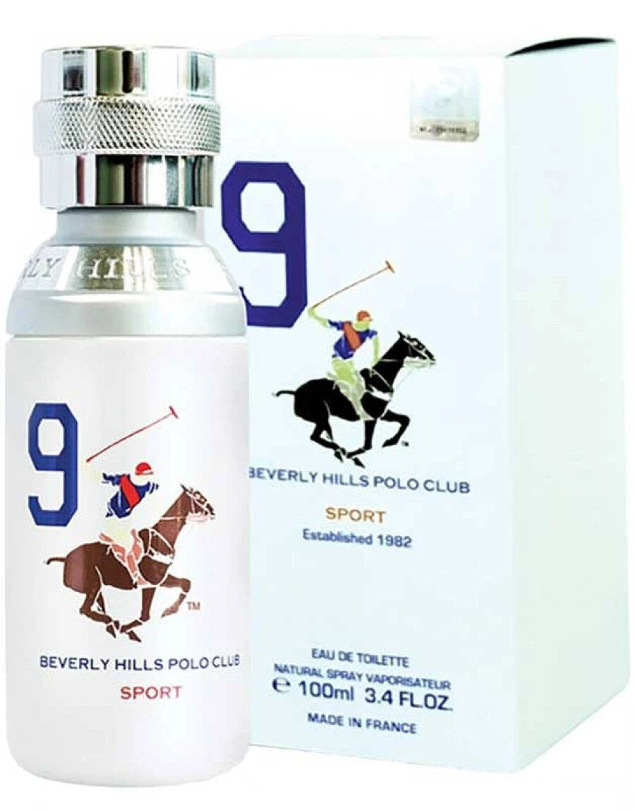 Beverly Hills Polo Club, 1982 - Sport 9, Eau De Toilette, For Men, 100 ml