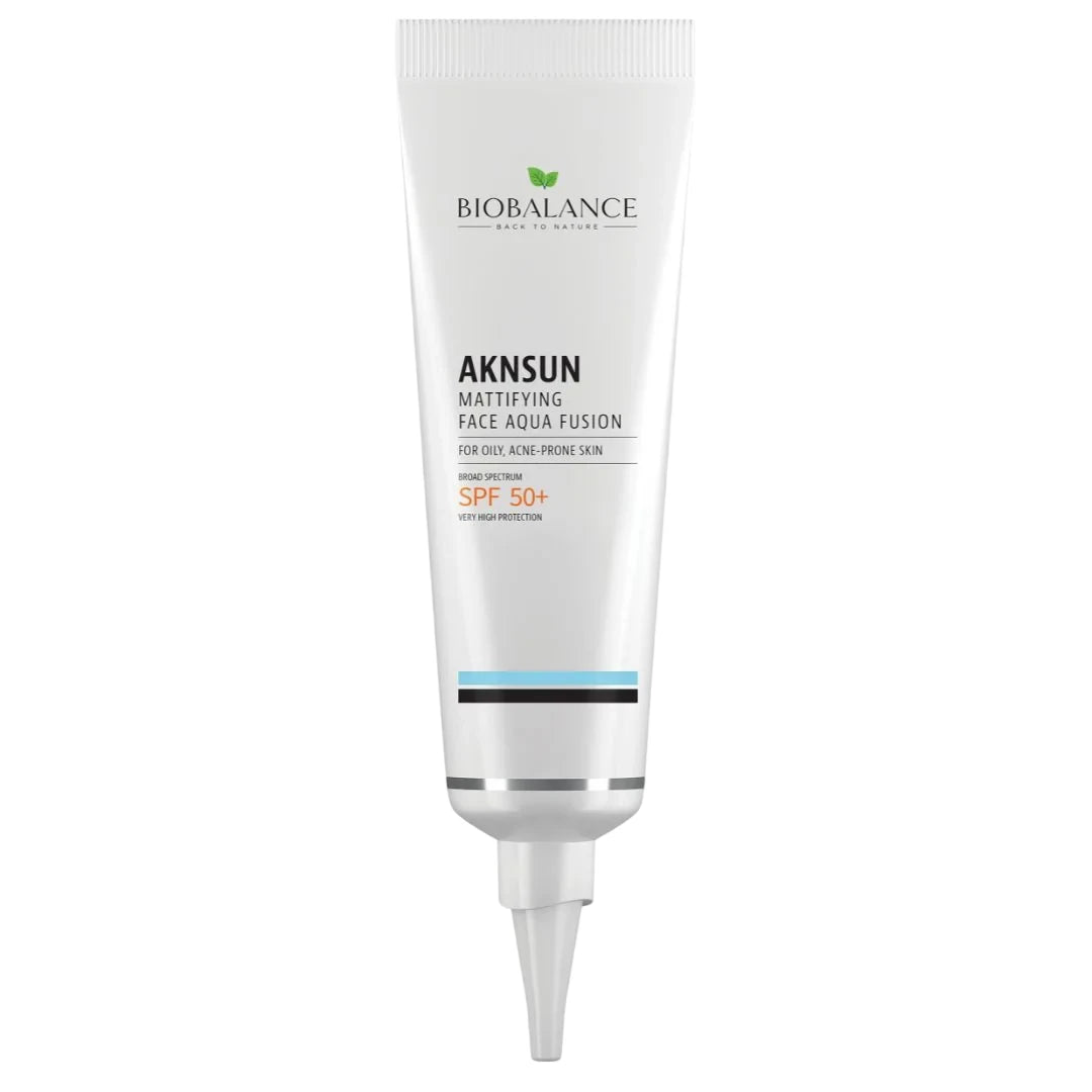 Bio Balance, AKNSUN, Matujący i ochronny, Przed ekspozycją na słońce, Krem, Do twarzy, SPF 50+, 40 ml