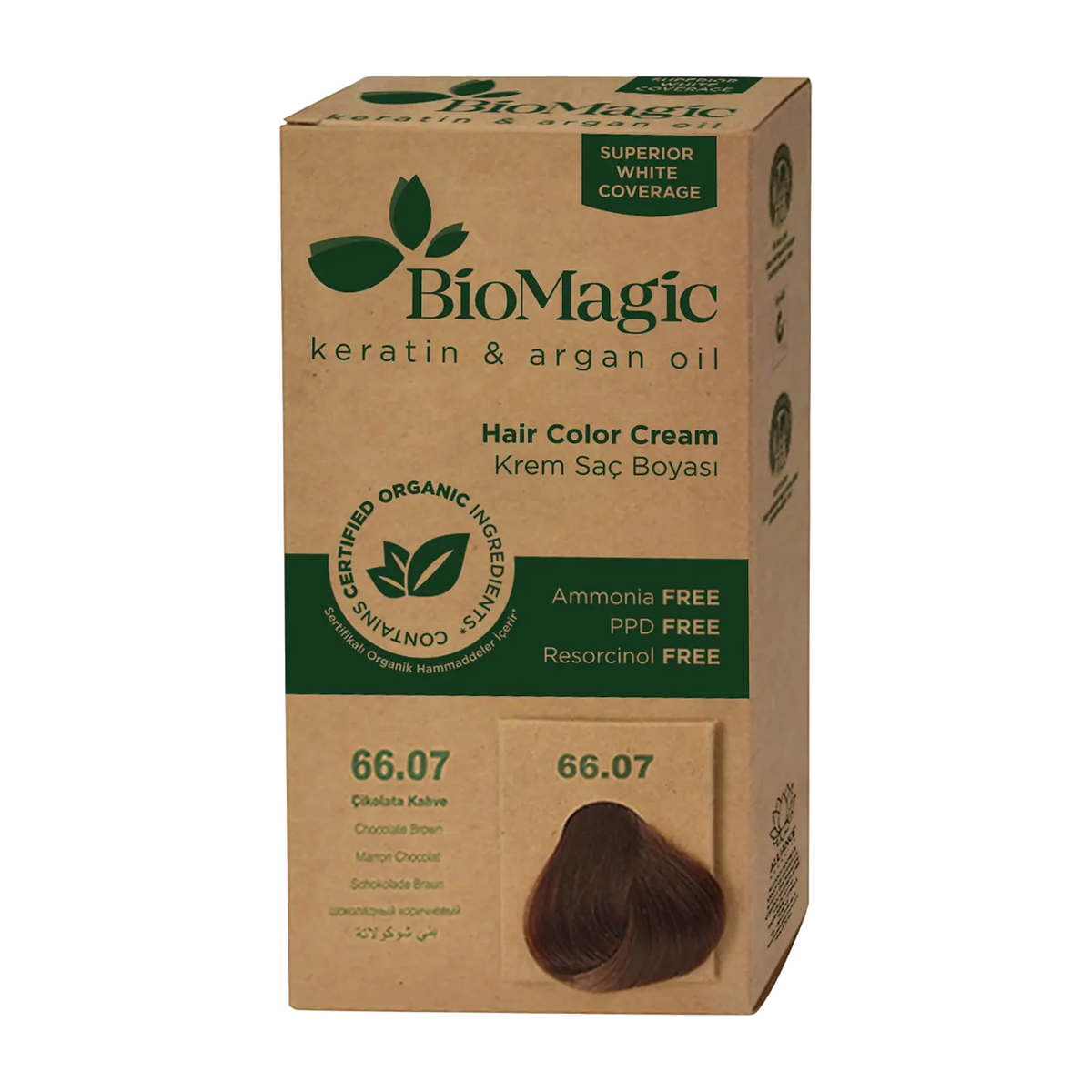Biomagic, Biomagic, Keratin & Argan Oil, Permanent Hair Dye, 66.07 , 250 ml *Tester