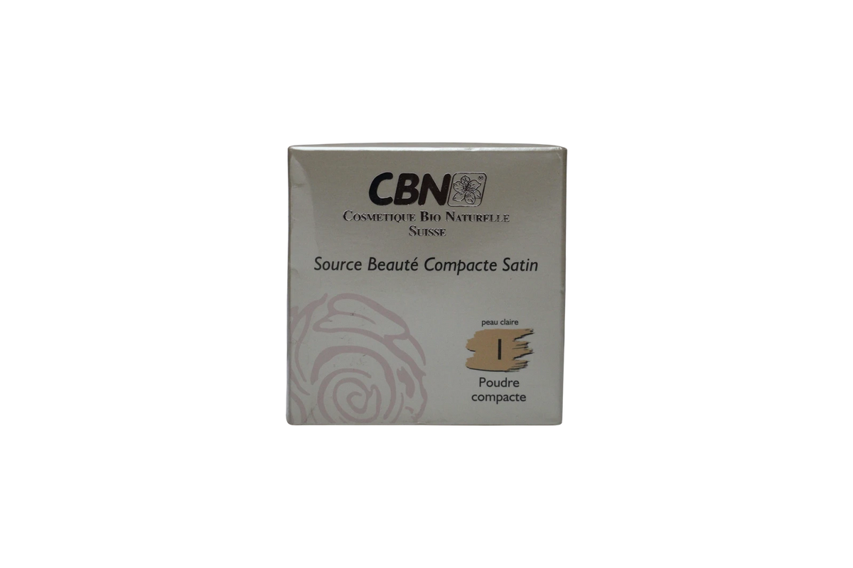 CBN Source Beauté Kompaktowy podkład o satynowym wykończeniu Odcień 1 - 10 g