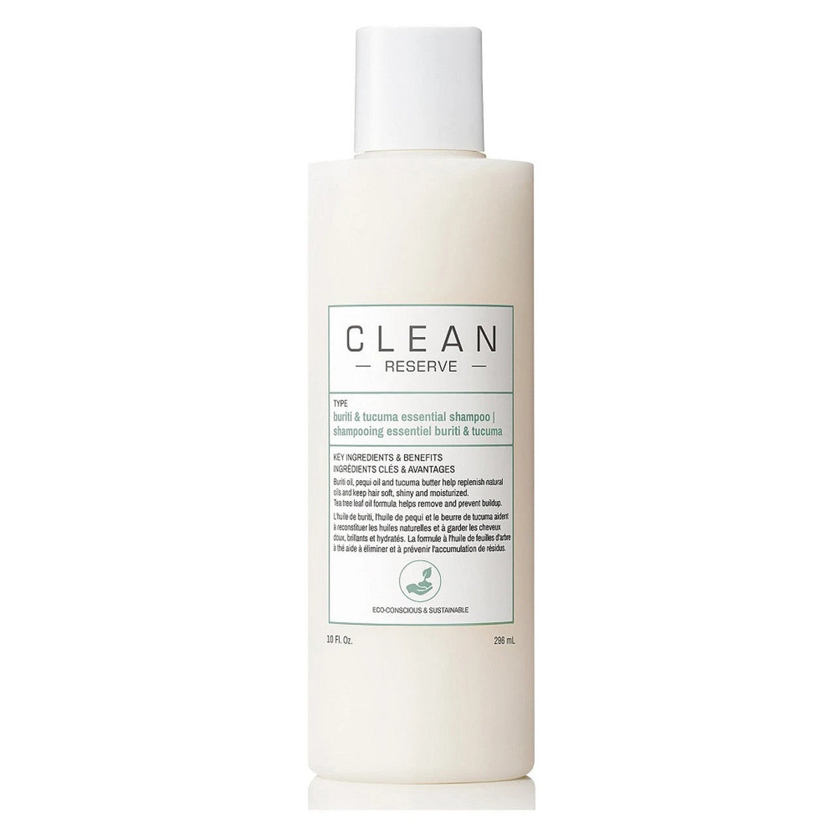 Clean, Reserve, Buriti & Tucuma, Hair Shampoo, For Moisturizing, 296 ml