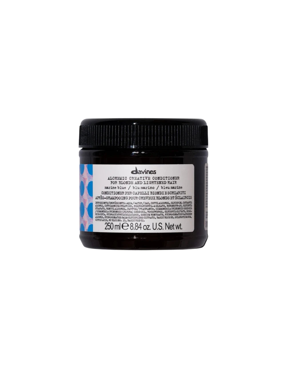 Davines, Alchemic, Hair Colour Conditioner,  Marine Blue, Enhances Color Vibrancy, 250 ml