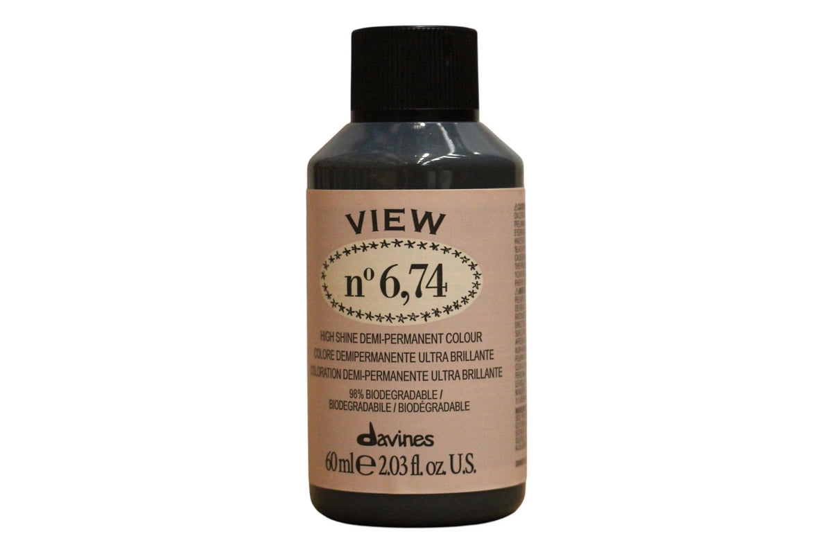 Davines View Półtrwała farba do włosów 6.74 Beige Copper Dark 60 ml