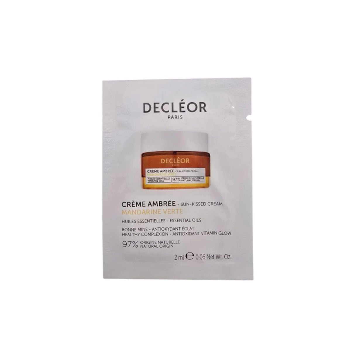 Decleor, Aromessence - Green Mandarin Sun-Kissed Glow, Essential Oils, Smoothing, Tinted Moisturizer, 2 ml *Sample