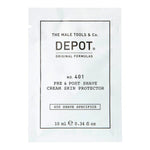 Depot, 400 Shave Specifics No. 401, Soothing, Pre & Post Shaving Cream, 10 ml