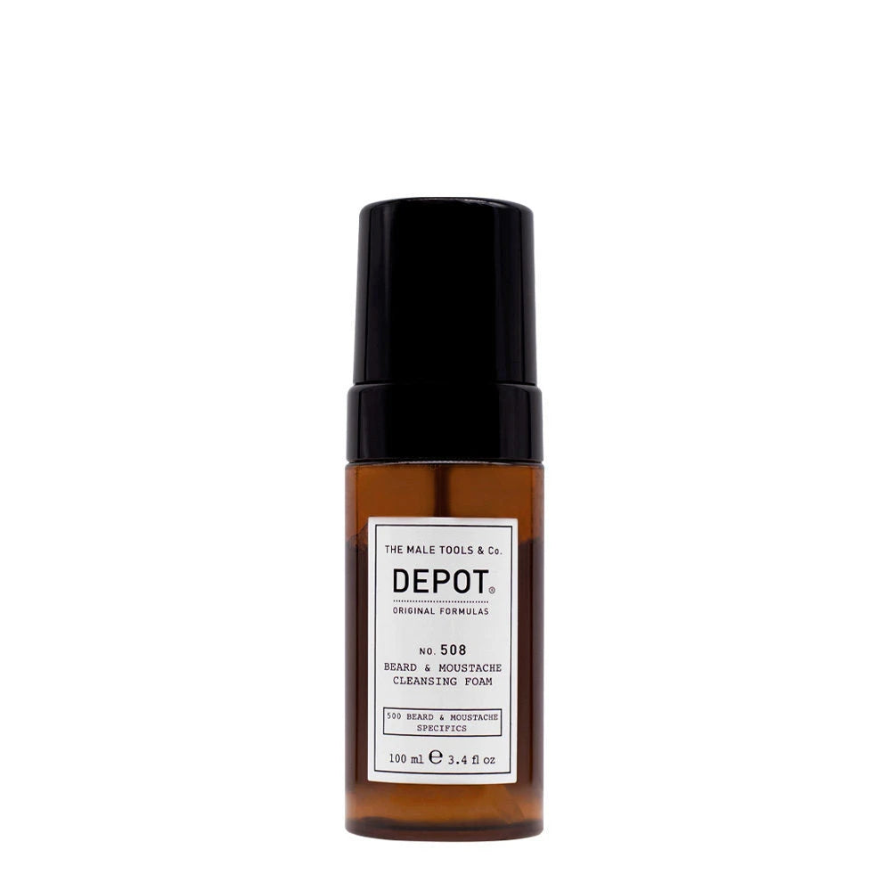 Depot, 500 Beard & Mustache Specifics No. 508, Beard Foam, For Cleansing, 100 ml