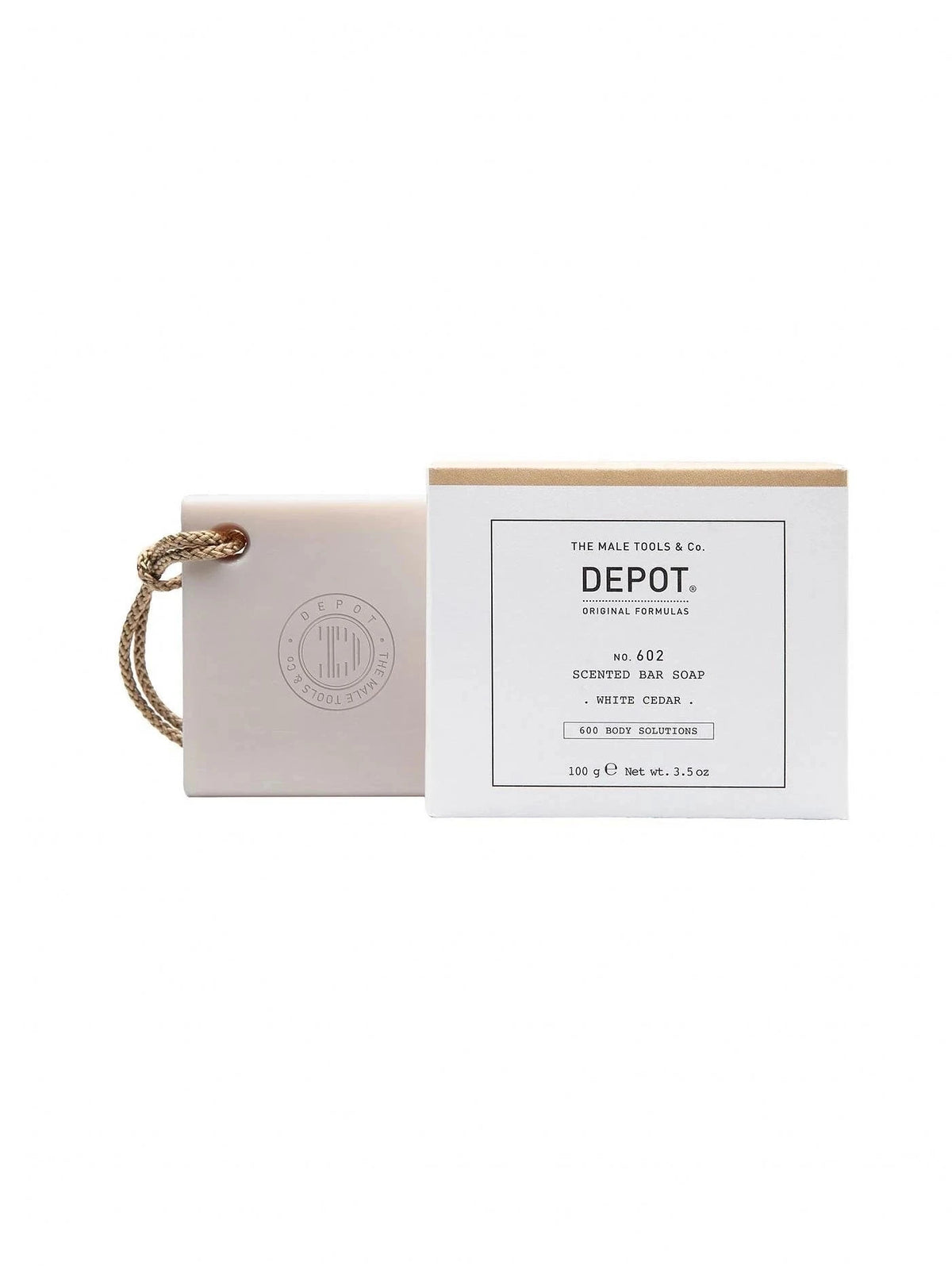 Depot, 600 Body Solutions No. 602, Botanical Complex, Cleansing, White Cedar, Scented Soap Bar , 100 g