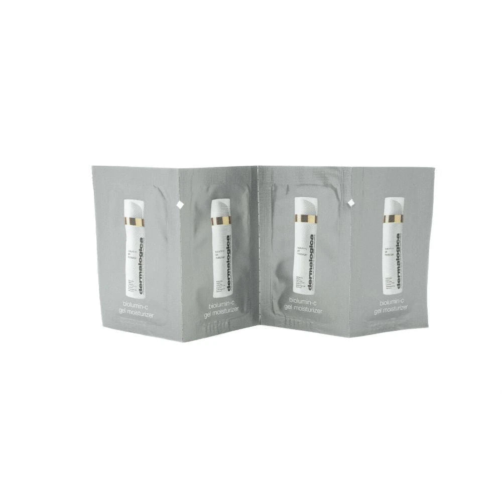 Set, Dermalogica, Biolumin-C, Glycolic Acid, Moisturizing, Gel, For Face, 4 pcs, *Sample