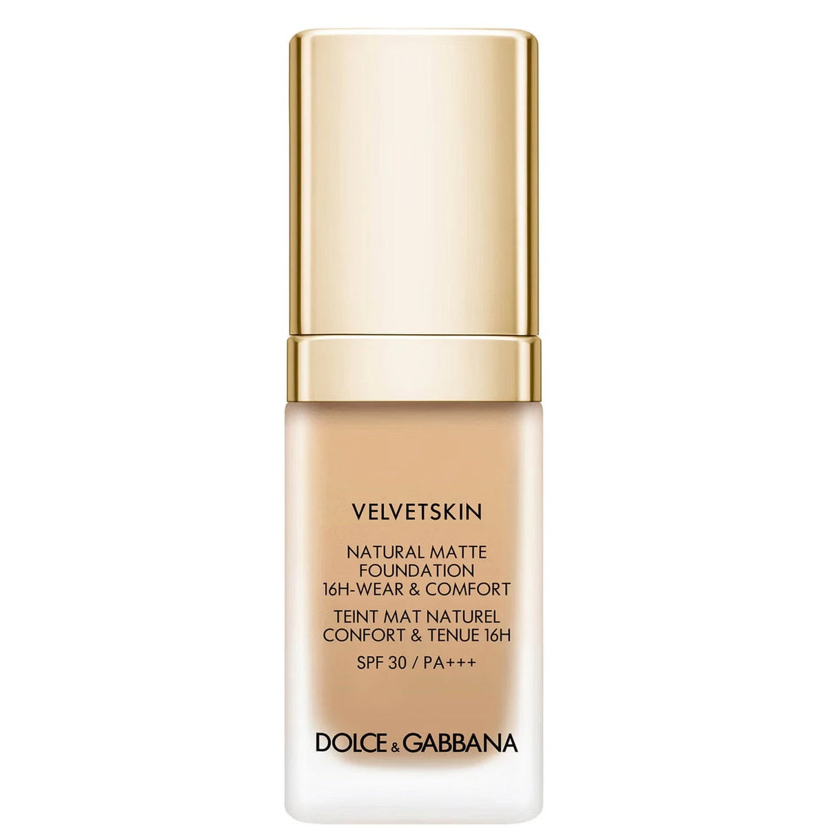 Dolce & Gabbana, Velvetskin, Matte, Liquid Foundation, 340, SPF 30, 30 ml