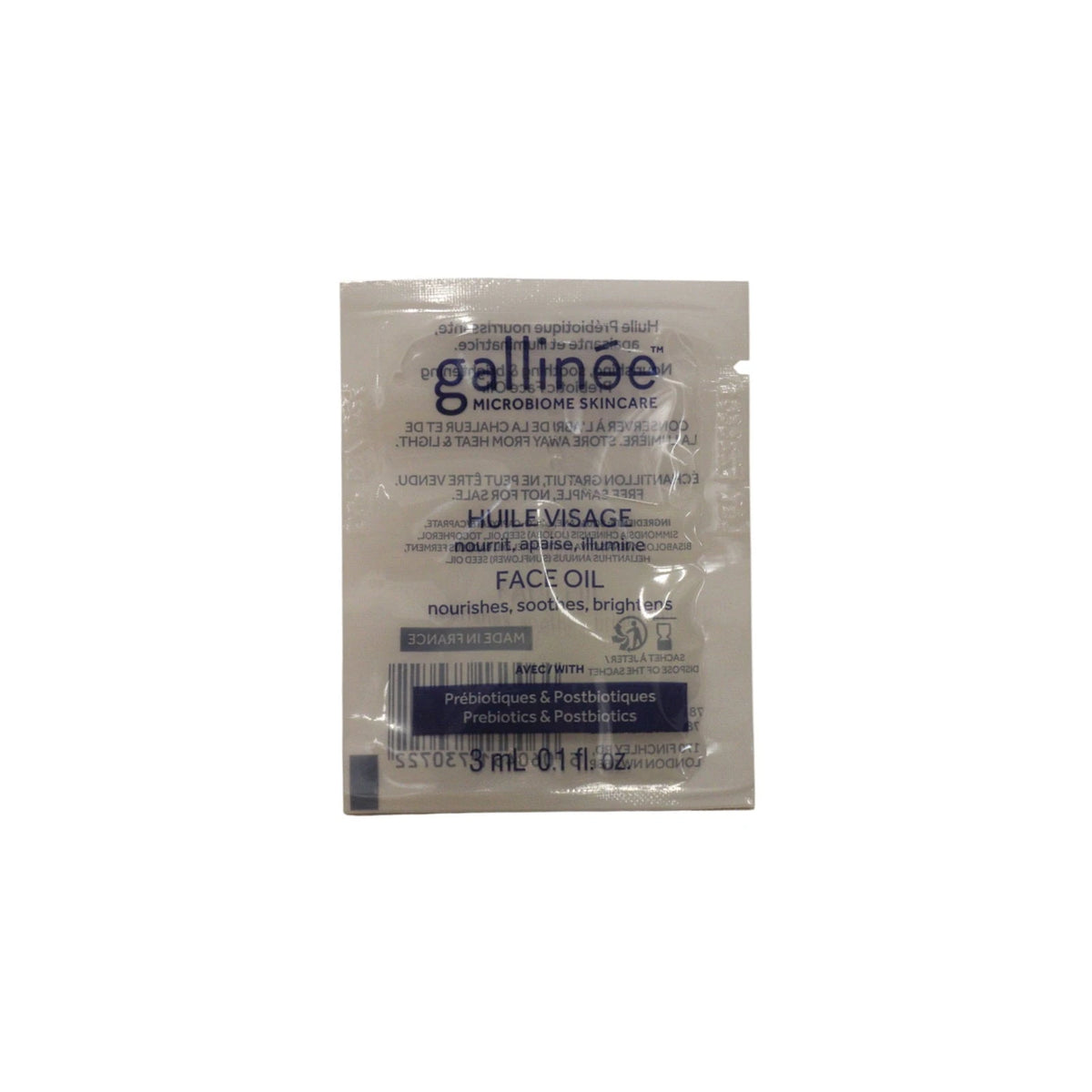 Gallinée Prebiotyczny olejek do twarzy 3 ml Sample