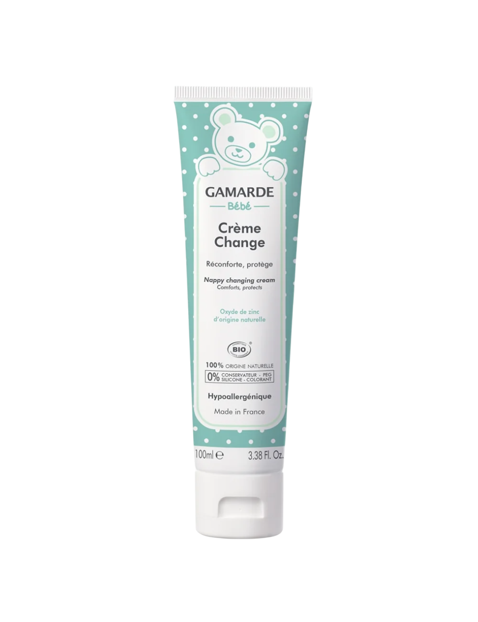 Gamarde, Baby, Anti-Irritation, Body Cream, At each diaper change, 100 g