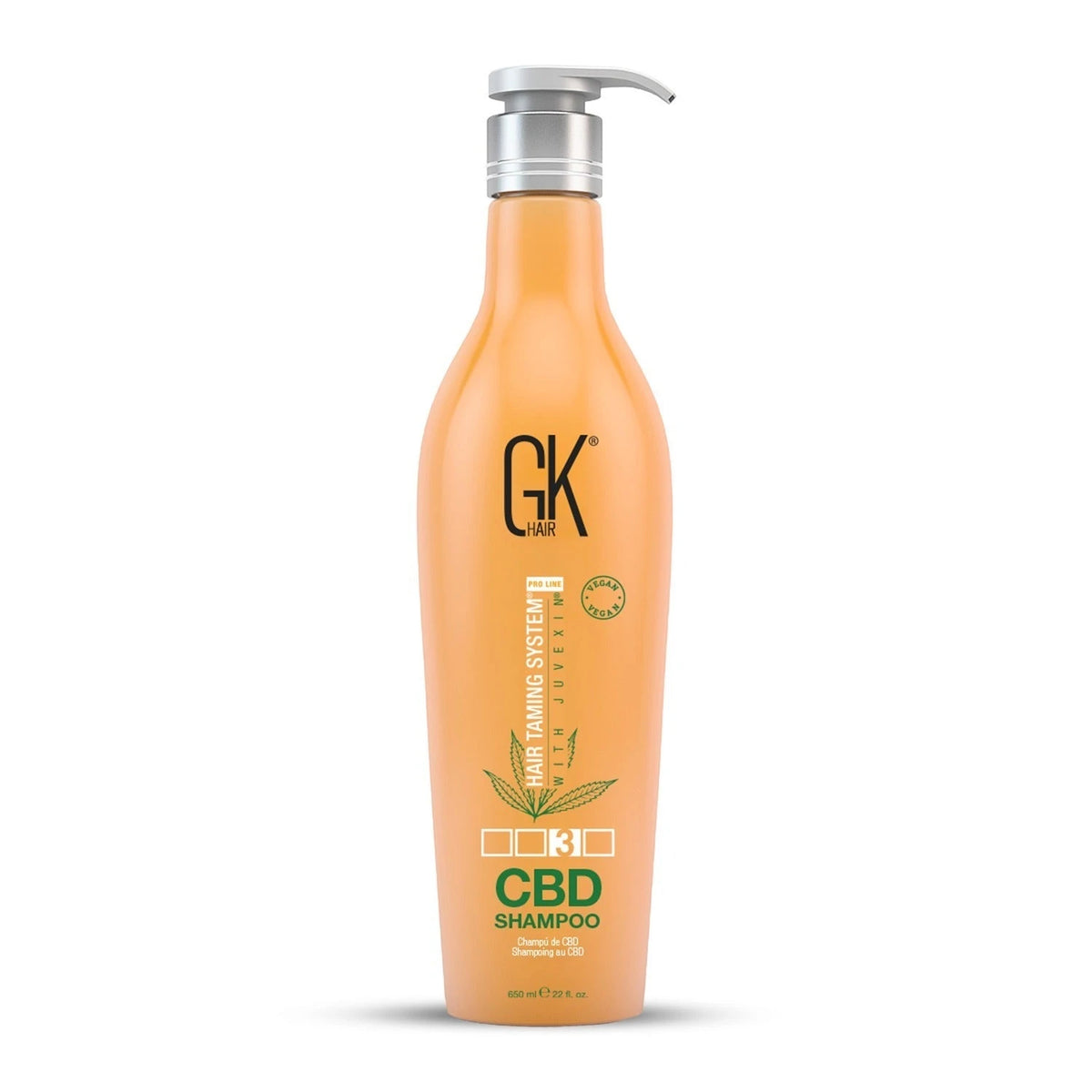 Global Keratin, CBD Vegan, Hair Shampoo, For Repairing, 650 ml
