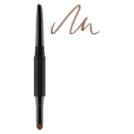 Gosh, Long Lasting, Double, Eyebrow Cream Pencil, 002, Brown, 0.5 g