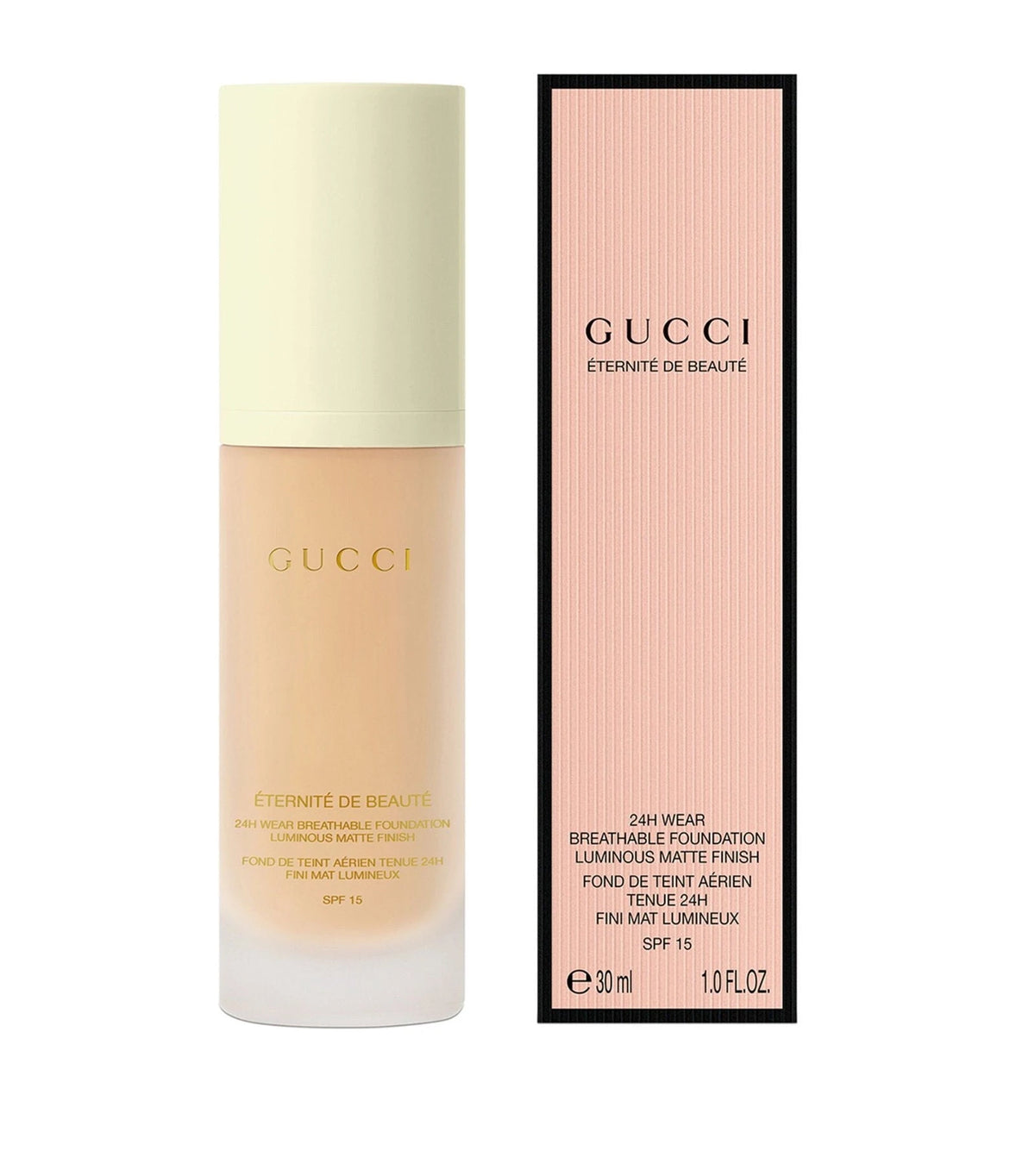 Gucci, Eternite De Beaute, Matte, Liquid Foundation, 170W, SPF 15, 30 ml