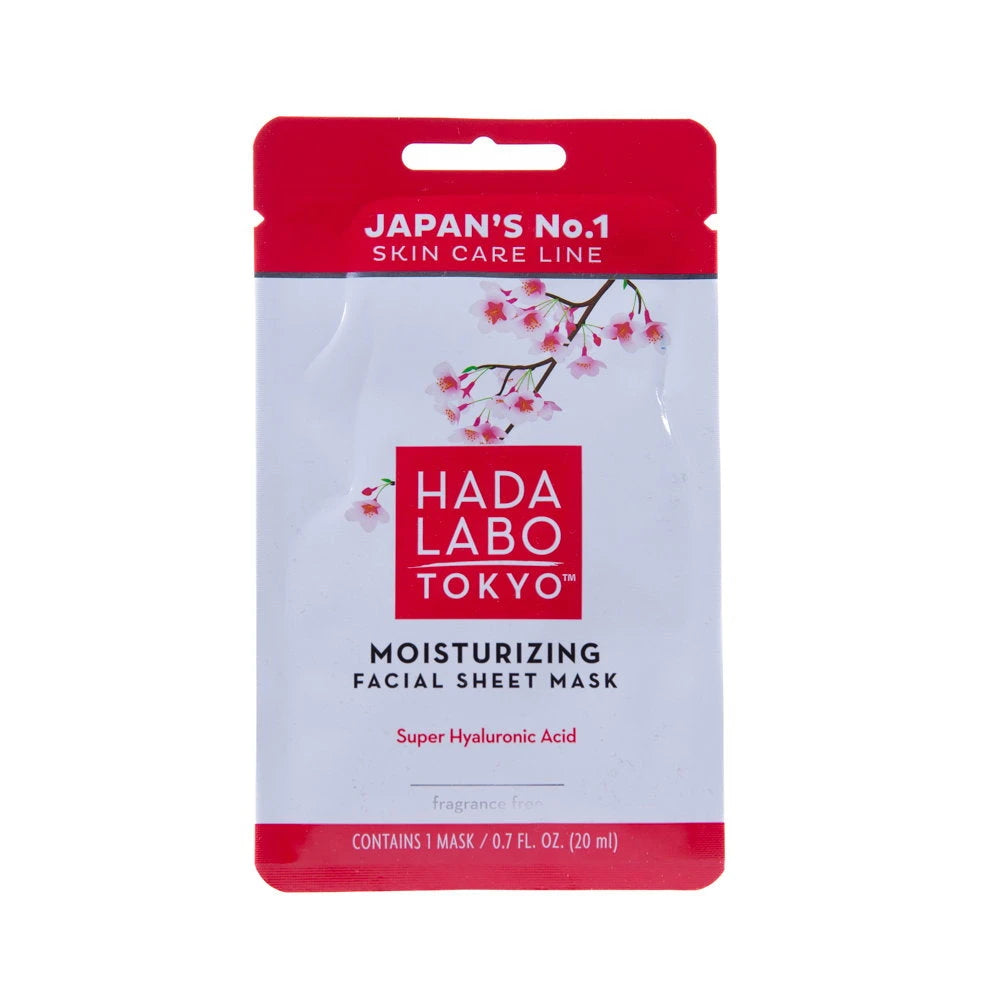 Hada Labo Tokyo Nawilżająca Maska do Twarzy w Płachcie z Super Kwasem Hialuronowym 20 ml
