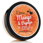 I Love, Mango & Papaya, Hydrating, Body Butter, 200 ml