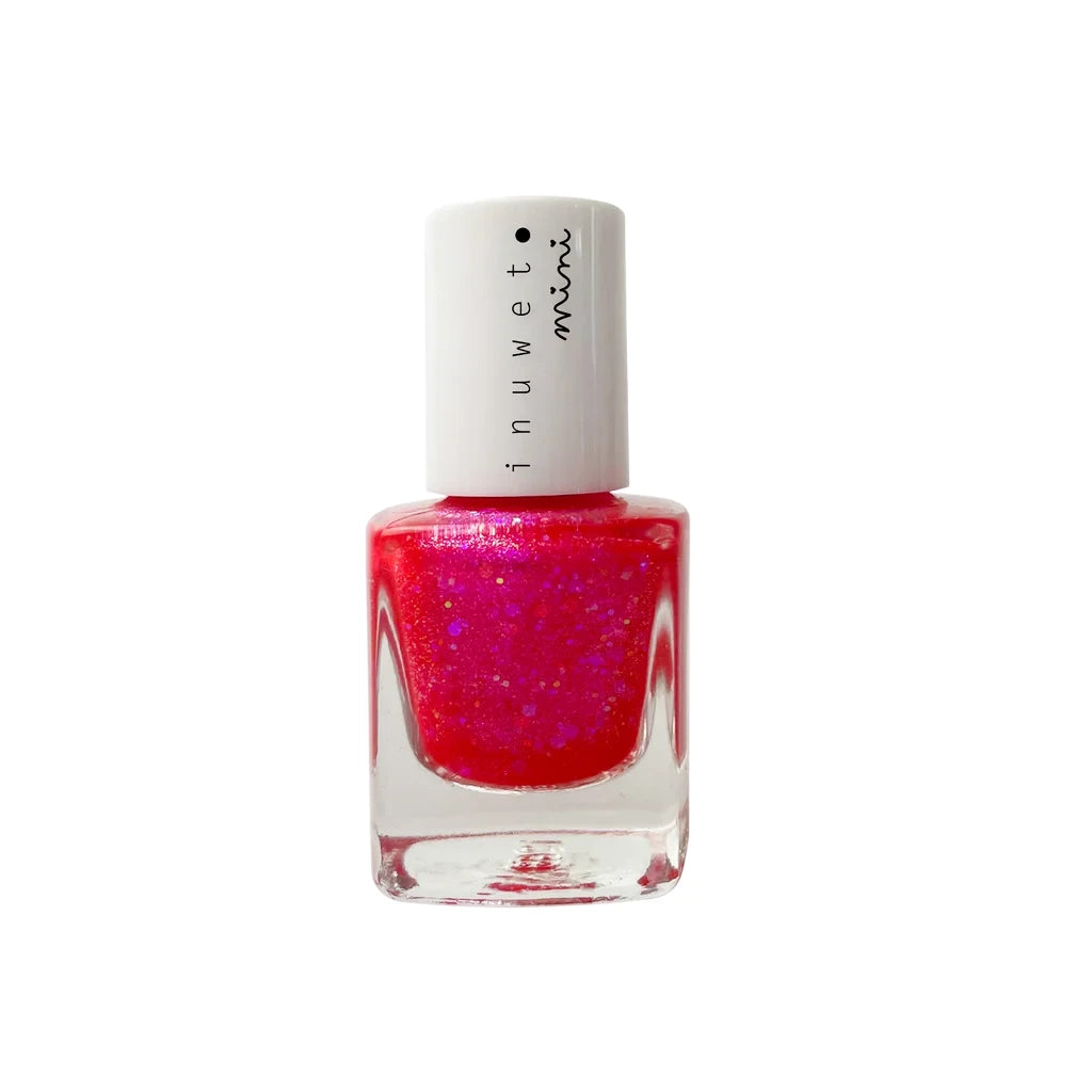 Inuwet Brokatowy lakier do paznokci Fushia 5 ml Miniatura