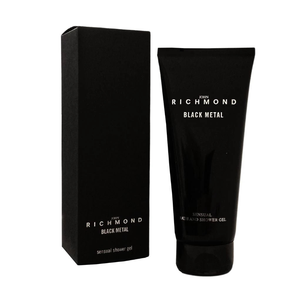 John Richmond, Black Metal, Natural, Cleansing, Shower Gel, 200 ml