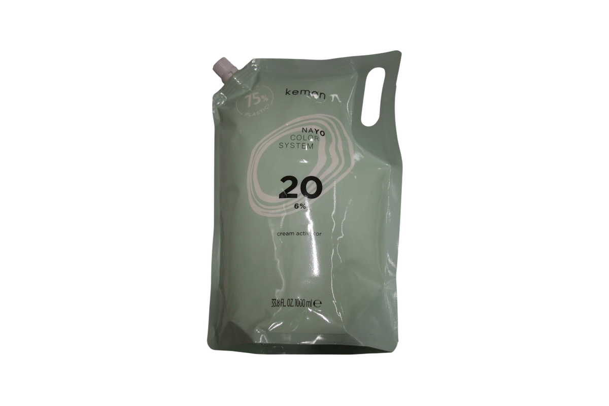 Kemon Nayo Cream Activator 20 Volume 6% Lotion do koloryzacji włosów 1000 ml