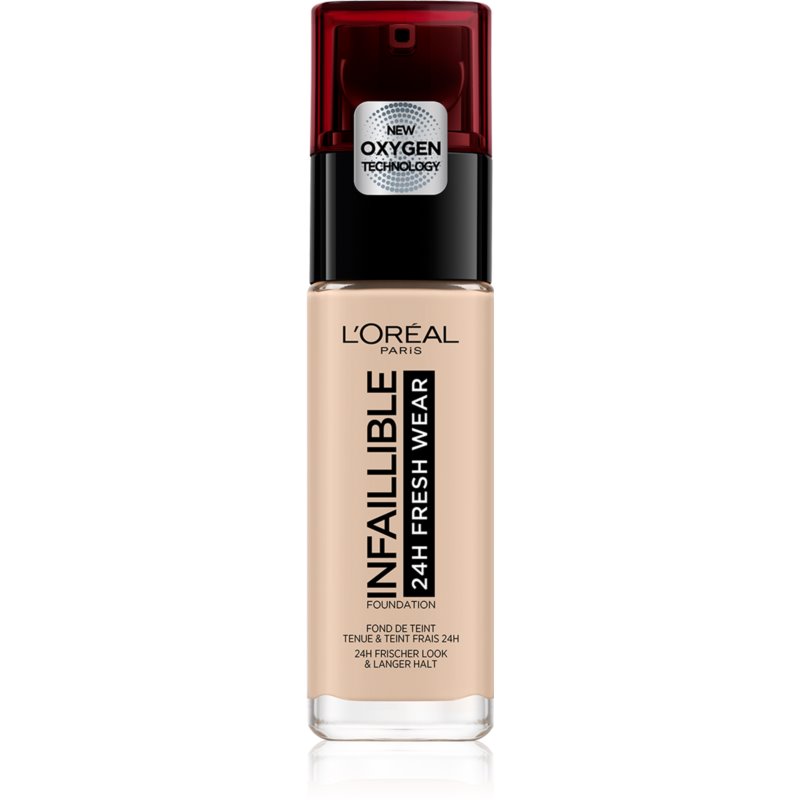 L'Oreal Paris, Infaillible 24H Matte, Hydrating, Liquid Foundation, 140, Golden Beige, SPF 25, 30 ml