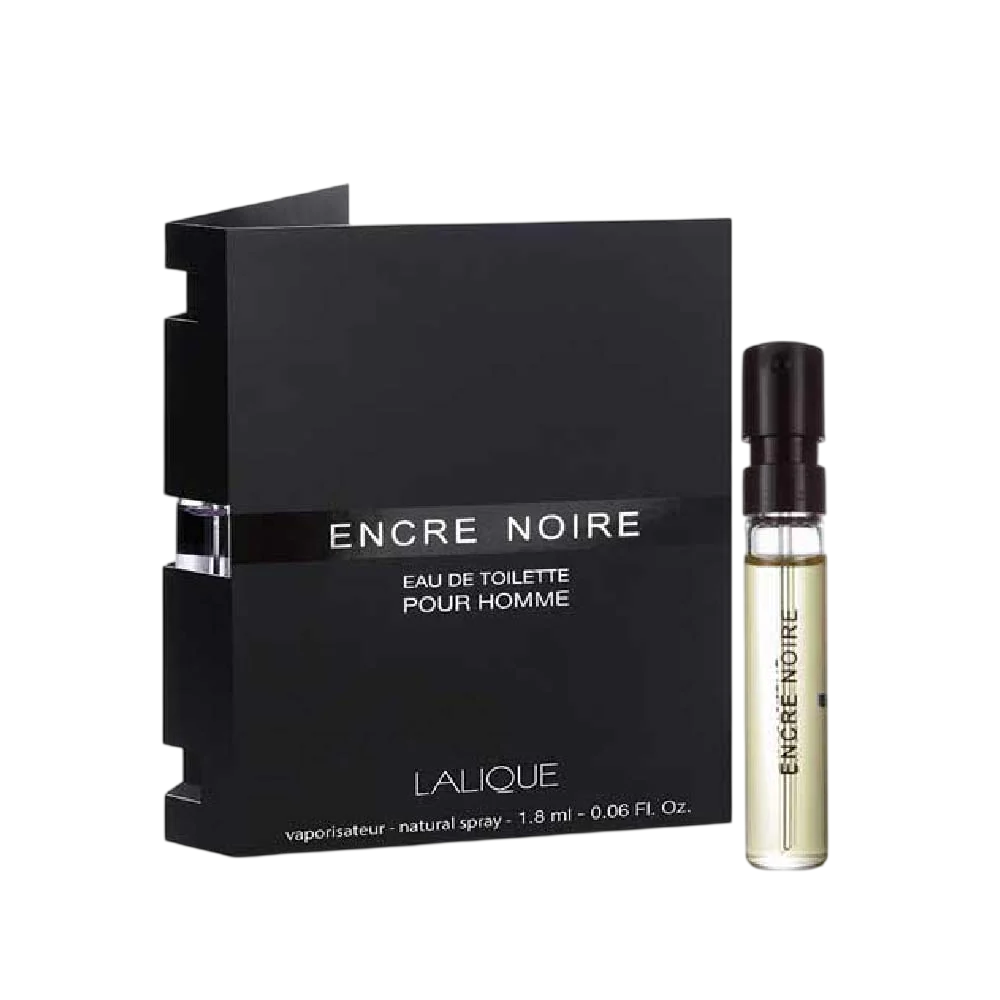 Lalique, Encre Noire, Eau De Toilette, For Men, 1.8 ml *Vial