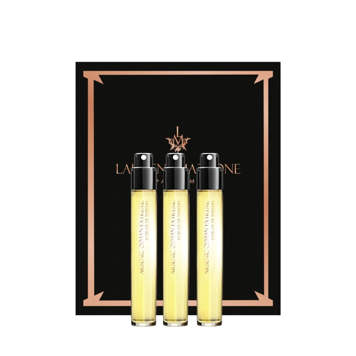Set Trio, Laurent Mazzone, Arsenic Osman Extreme, Extrait De Parfum, Unisex, 3 pcs, 15 ml *Miniature