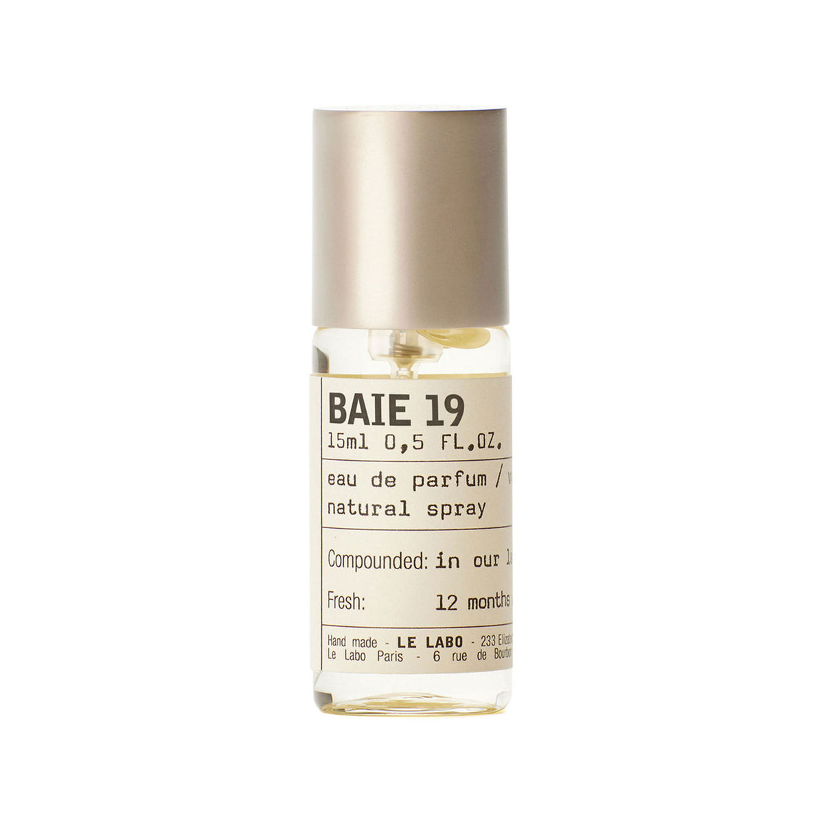 Le Labo, Baie 19, Eau De Parfum, Unisex, 15 ml