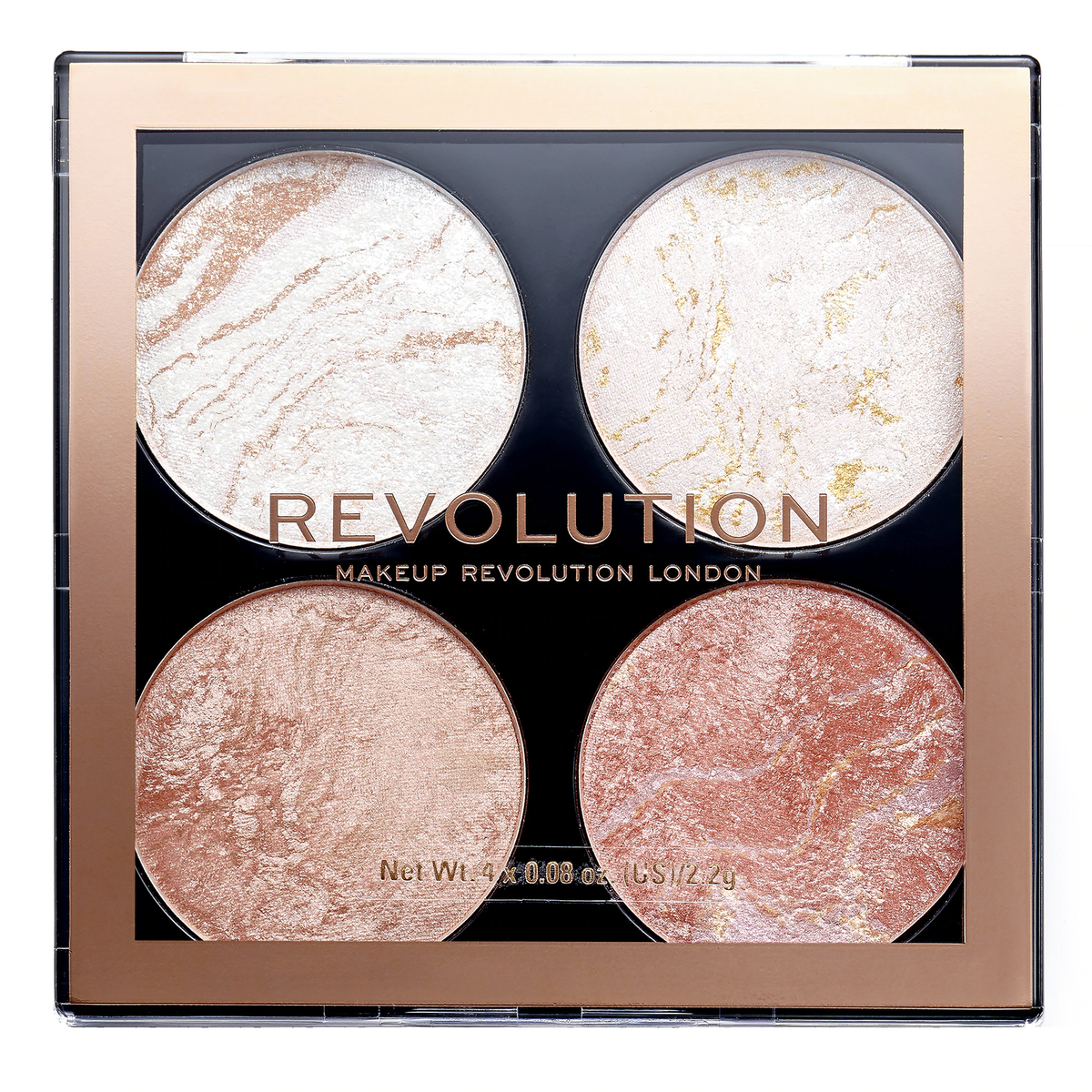 Makeup Revolution, Cheek Kit, Contouring Palette, Take A Breather, 4 Shades, 8.8 g