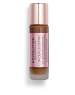 Makeup Revolution, Conceal & Define, Oil Free, Cream Foundation, F 15, 23 ml