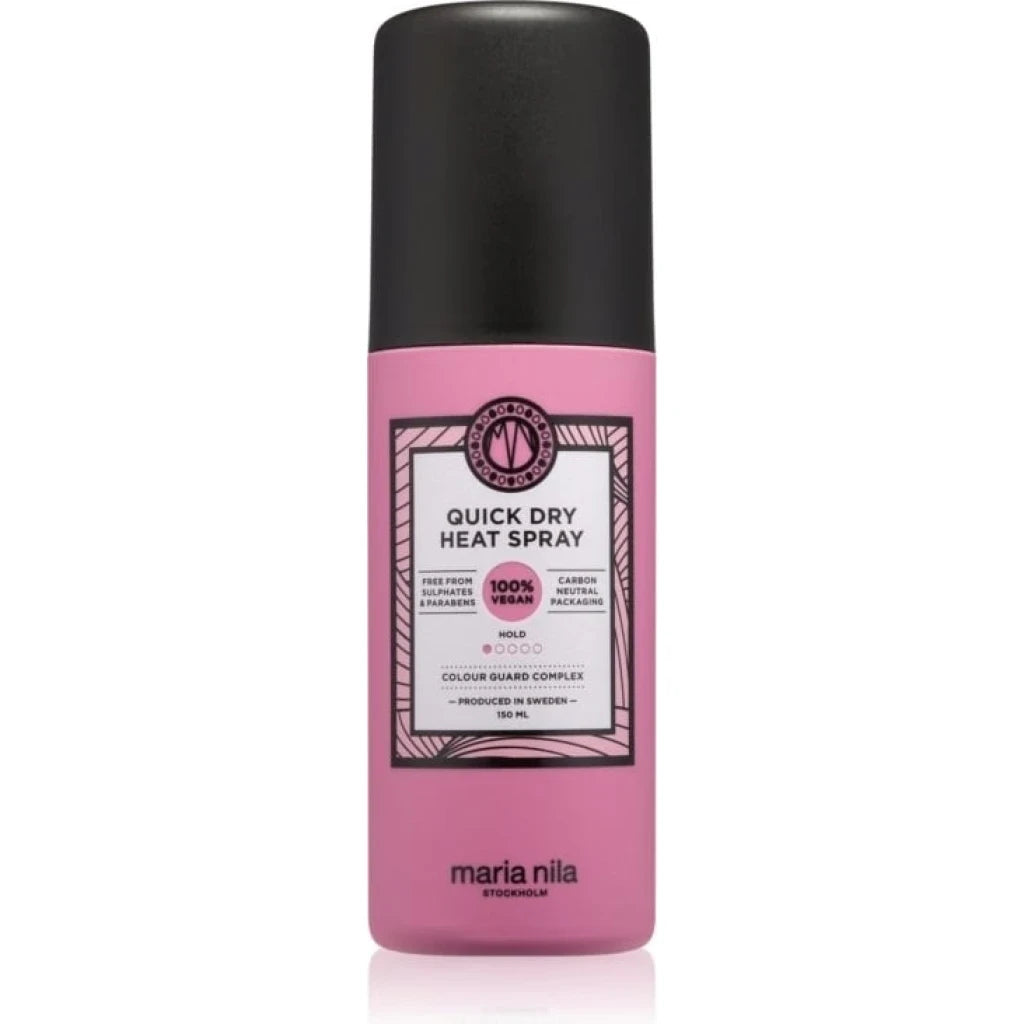 Maria Nila, Quick Dry, Cruelty Free, Hair Spray, For Heat Protectant, Light Hold, 150 ml