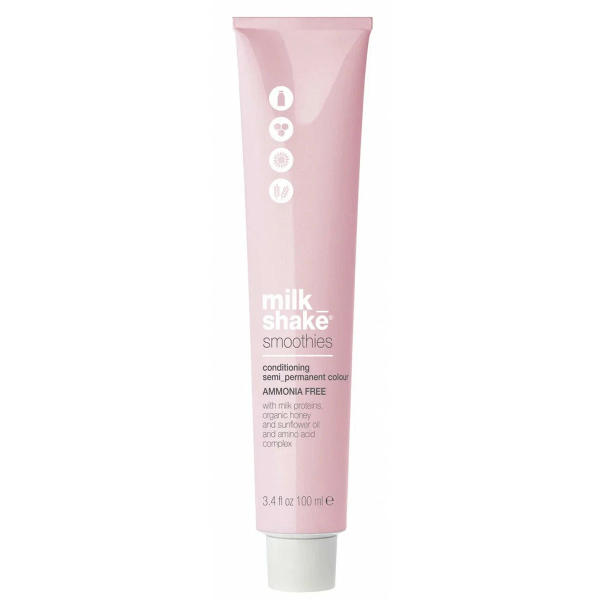 Milk Shake, Smoothies, Ammonia-Free, Semi-Permanent Hair Dye, 7.437CG Medium Copper Golden Blond, 100 ml