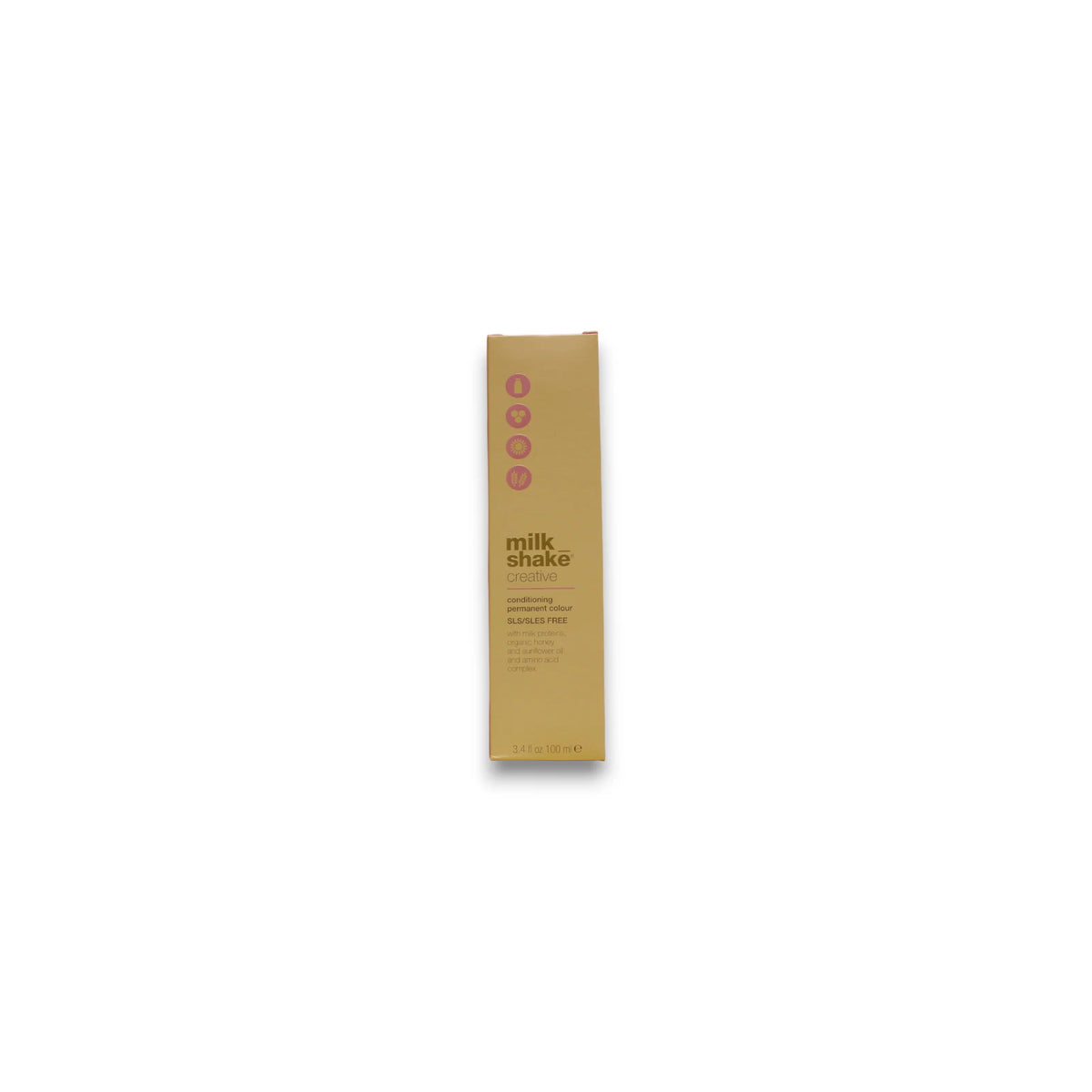 Milk Shake, Creative, SLS/SLES-Free, Permanent Hair Dye, 7.17A Medium Ash Blond, 100 ml