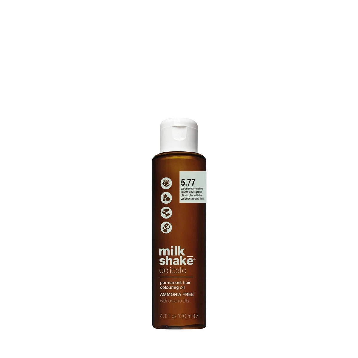 Milk Shake, Delicate, Ammonia-Free, Permanent Hair Colouring Oil, 5.4 , 120 ml
