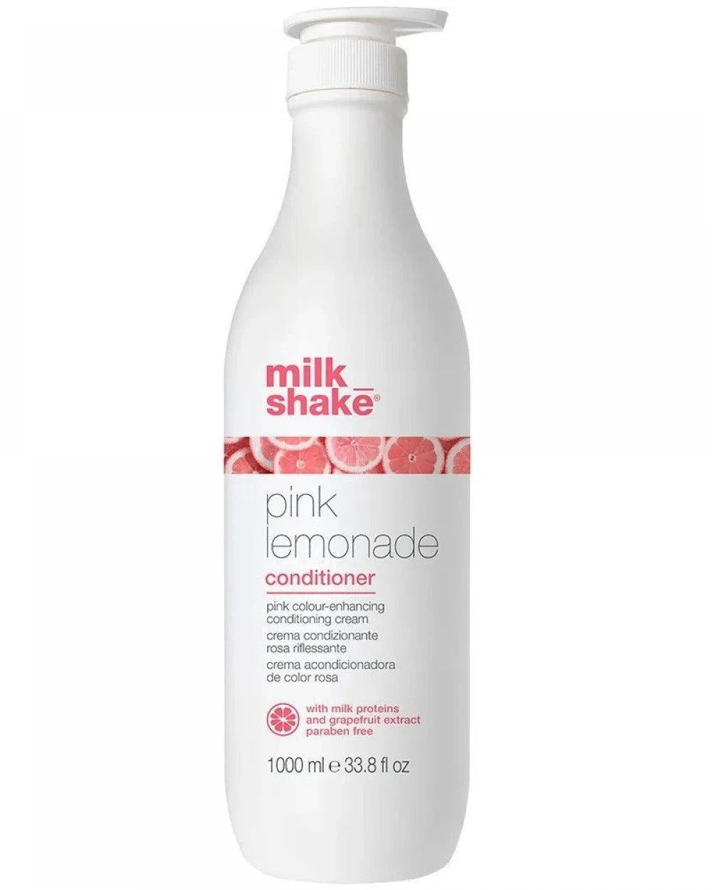 Milk Shake, Pink Lemonade, Milk Proteins, Hair Colour Conditioner,  Pink, Colouring, 1000 ml