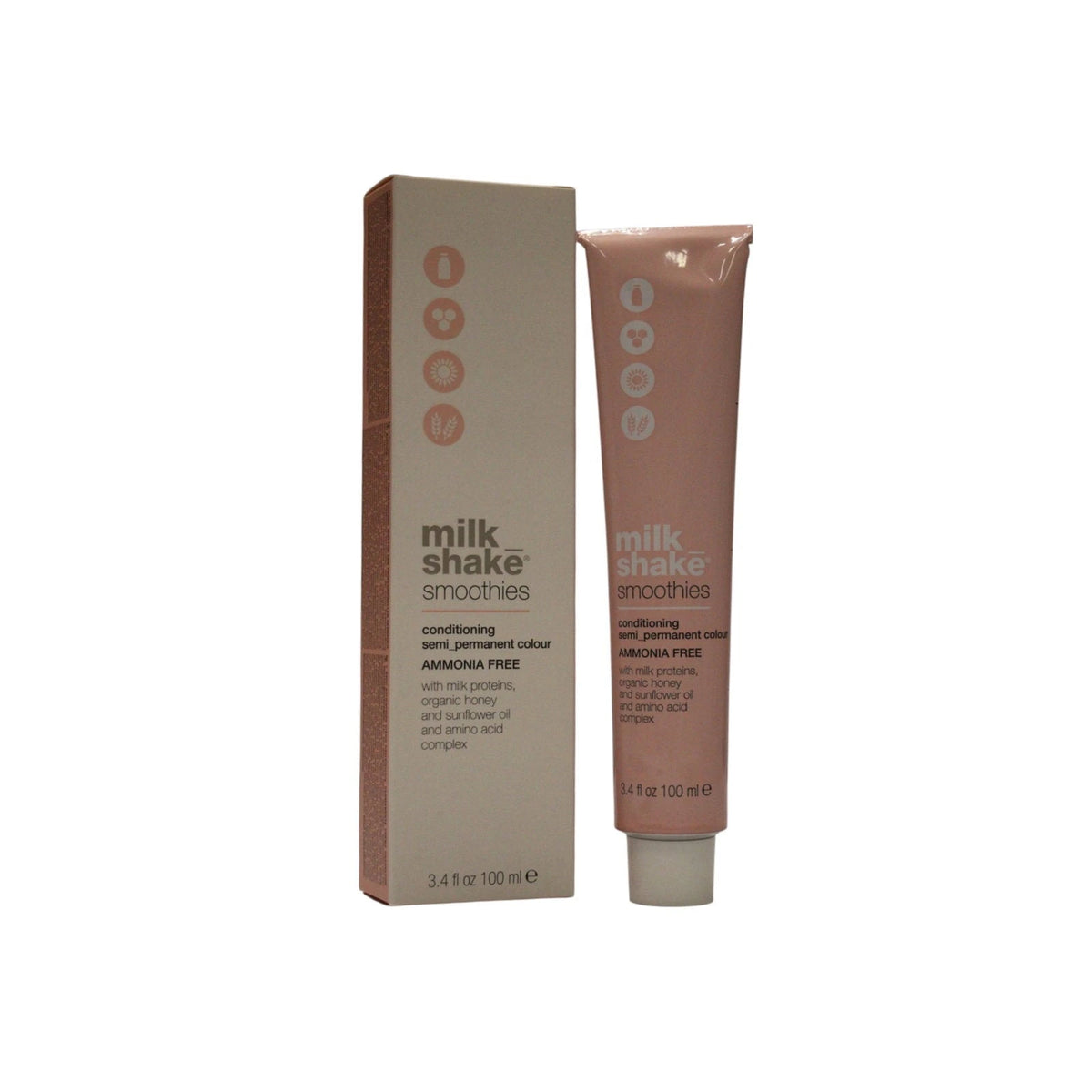 Milk Shake Smoothies Półtrwała farba do włosów 10.16 Platynowy intensywny różowy popielaty blond 100 ml