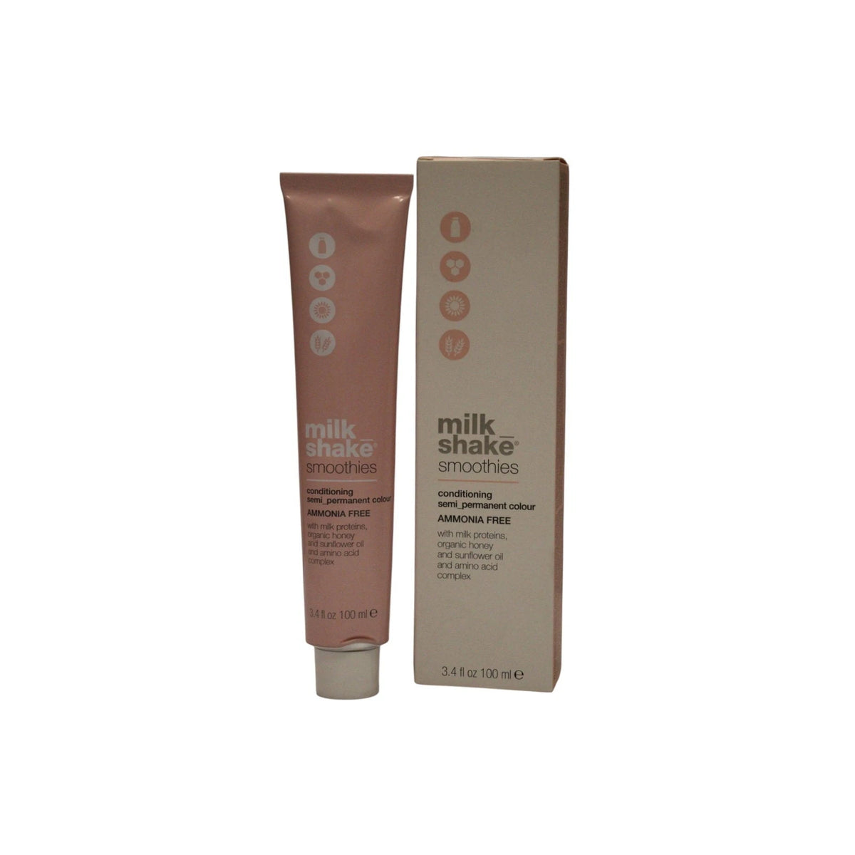 Milk Shake Smoothies Półtrwała Farba do Włosów 8.71 Jasny Blond Popielato-Czerwony 100 ml