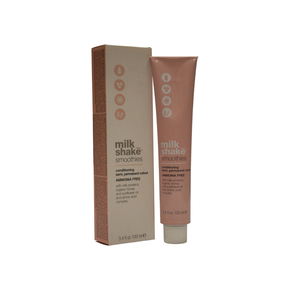 milk_shake Smoothies Półtrwała farba do włosów 9.7 Bardzo Jasny Fioletowy Blond 100 ml