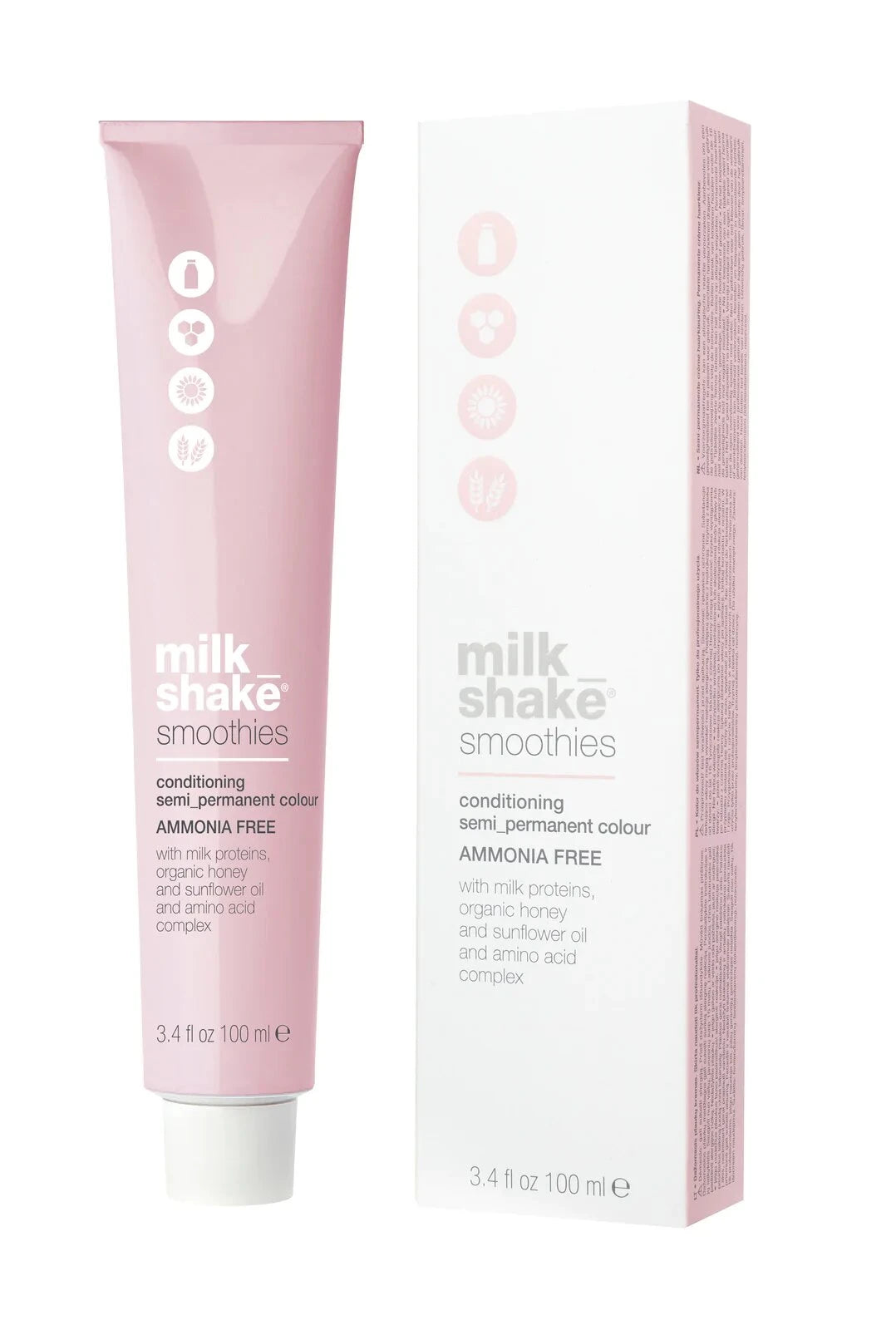 Milk Shake, Smoothies, Semi-Permanent Hair Dye, 9.07 Natural Violet Very Light Blonde, 100 ml