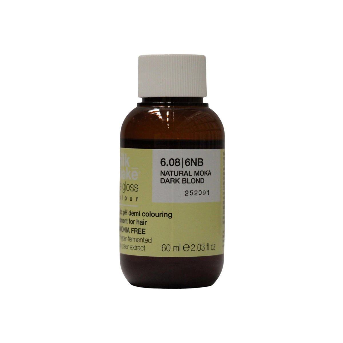 milk_shake The Gloss Acidic pH Półtrwały kolor 6.08 Natural Moka ciemny blond 60 ml
