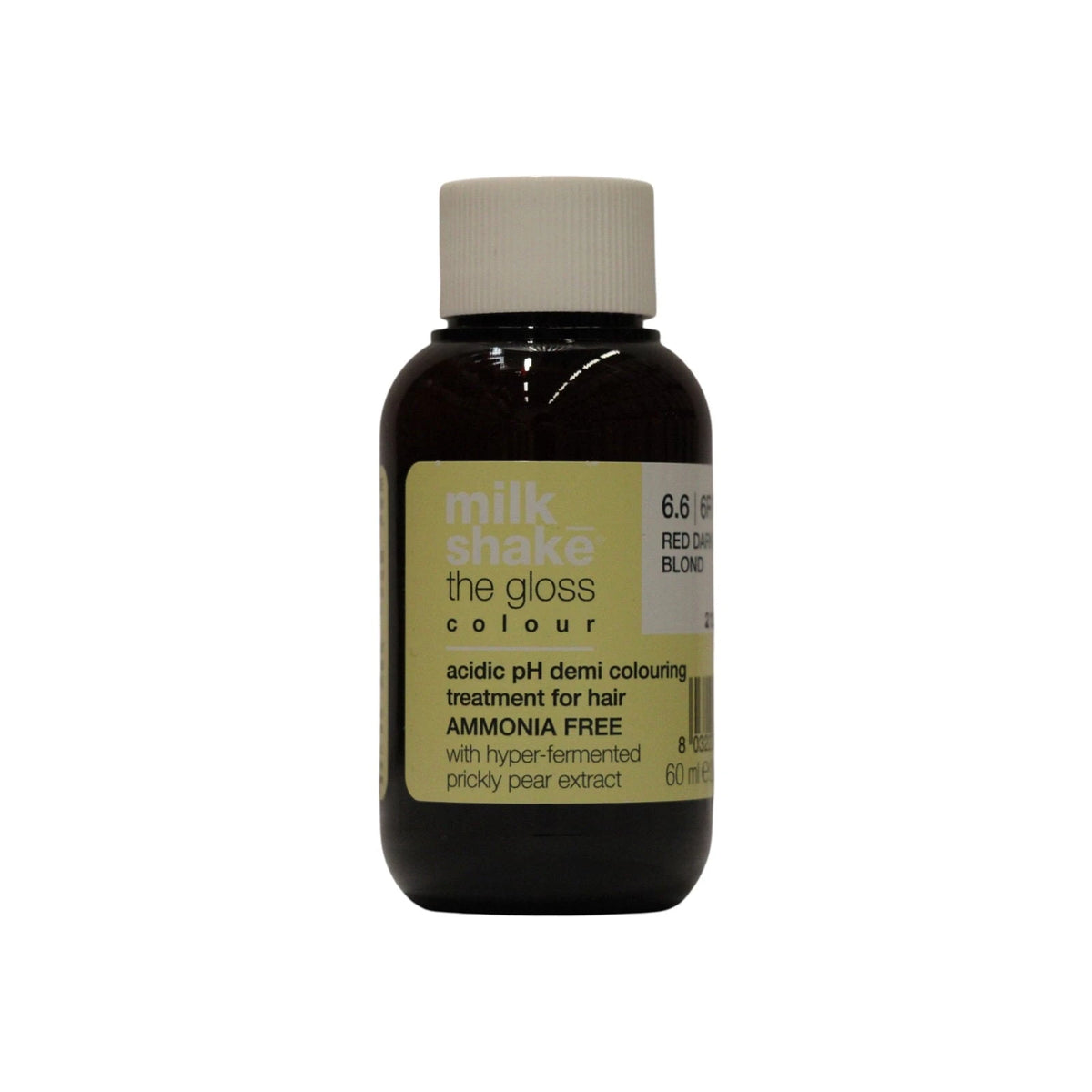 milk_shake The Gloss Colour Acidic pH Półtrwała farba do włosów 6.6 Czerwony ciemny blond 60 ml