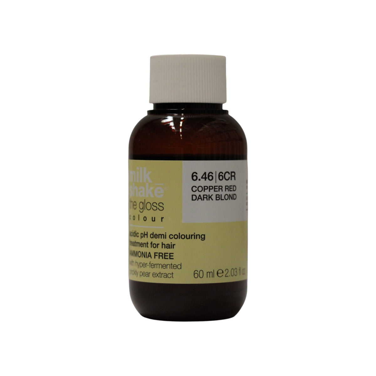 Milk Shake The Gloss Półtrwała farba do włosów o kwaśnym pH 6.46 Ciemny miedziano-czerwony blond 60 ml